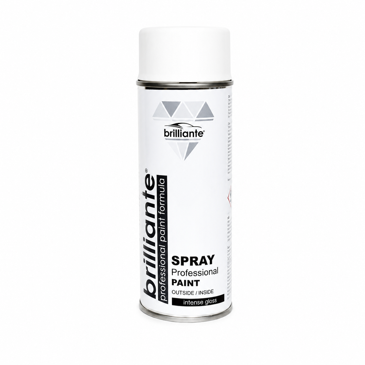 Vopsea spray alb pur mat RAL 9010 400ml Brilliante 01428