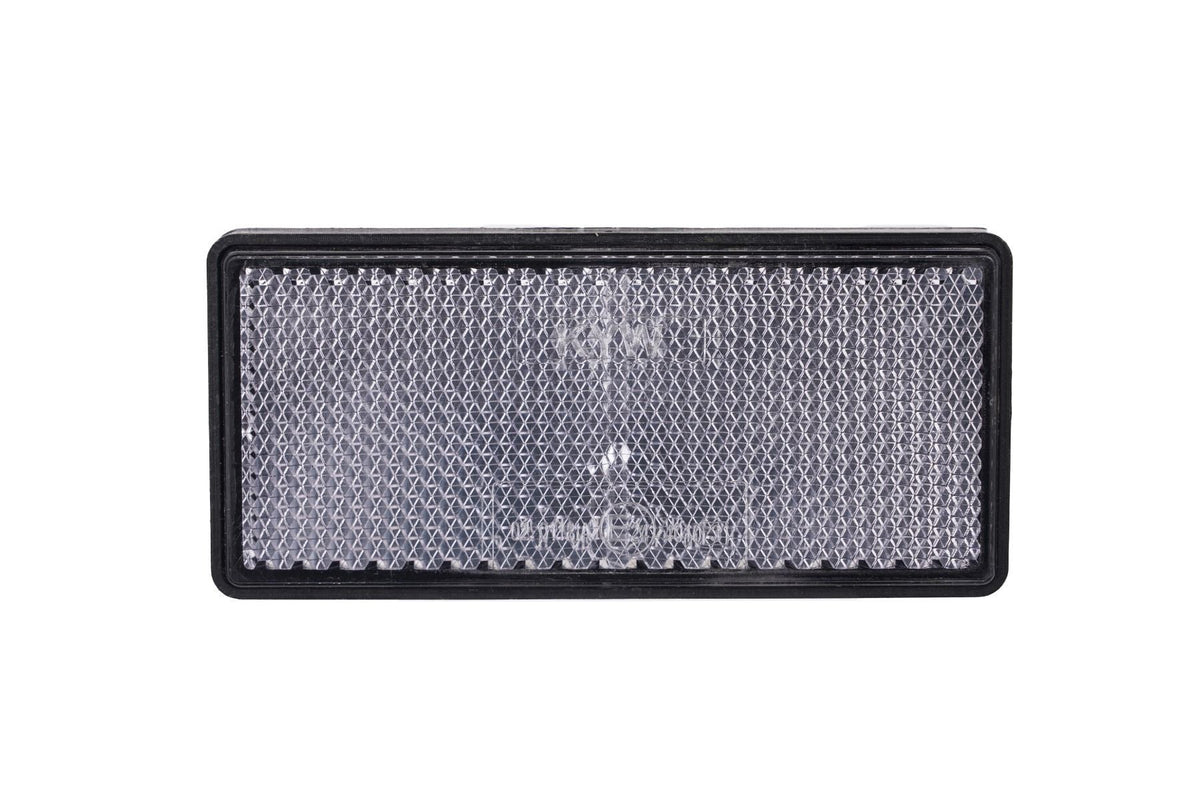 Catadioptru dreptunghiular autoadeziv 86x40mm Alb Runkit RKDI03