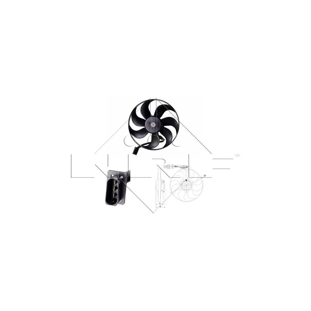 Ventilator radiator NRF 47064