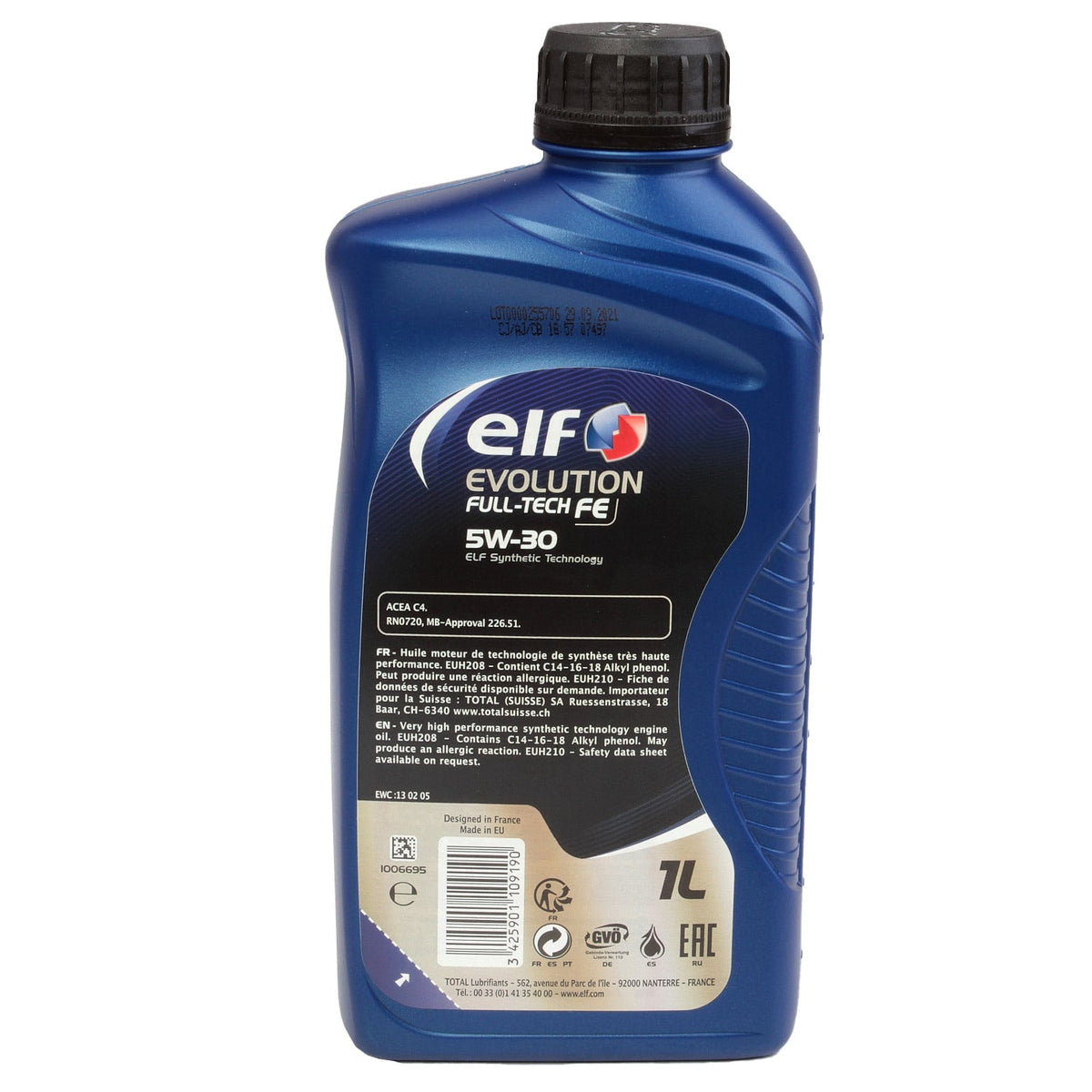 Ulei motor ELF Evolution Fulltech Fe 5W30 1L 194906 – imagine 2