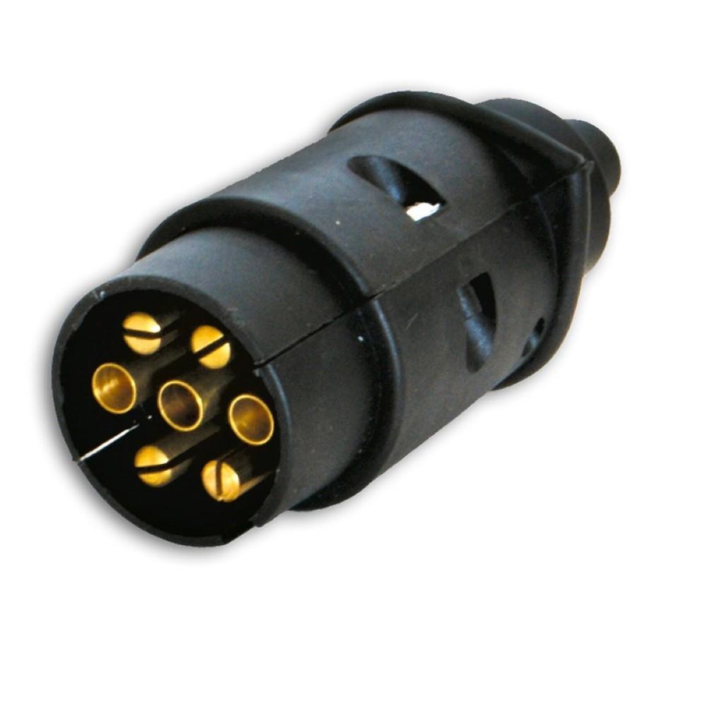 Fisa priza 12V 7 pini tata plastic Hico WGN001