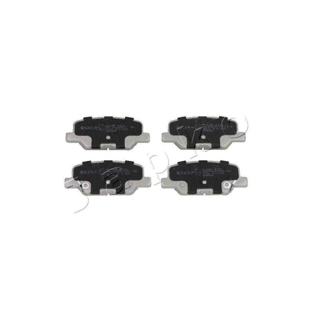 Set placute frana Japko 51315