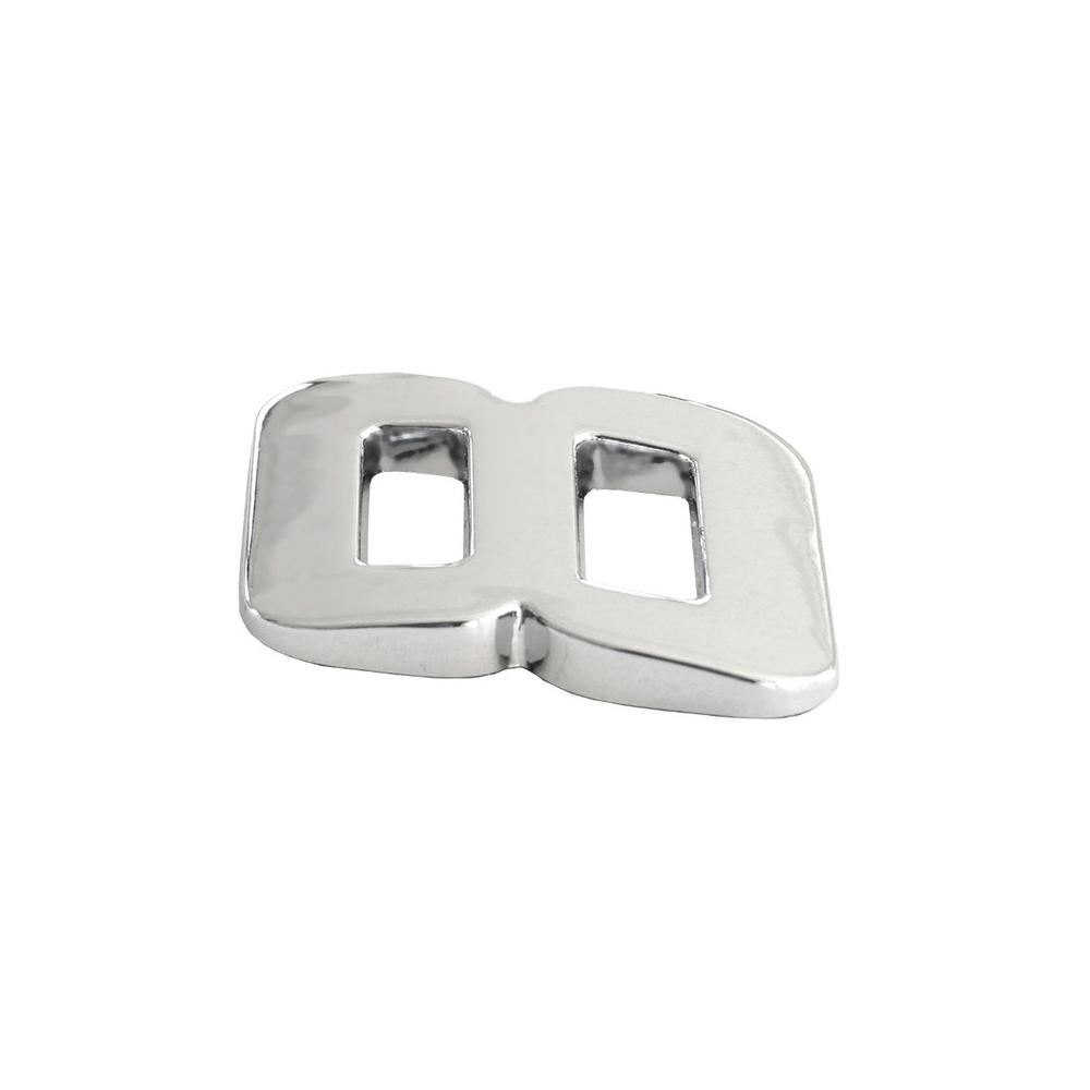 Ornament auto 3D. cifra 8. 26 mm. cromat Mega Drive 64453