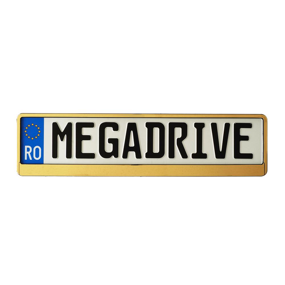 Suport numar inmatriculare Mega Drive gold 1 buc 45188