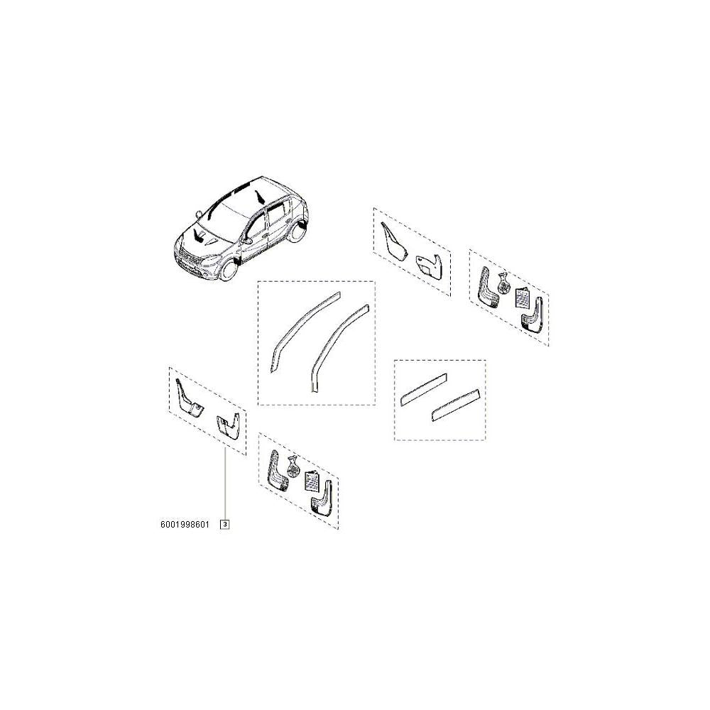 Aparatori noroi fata Renault 6001998601