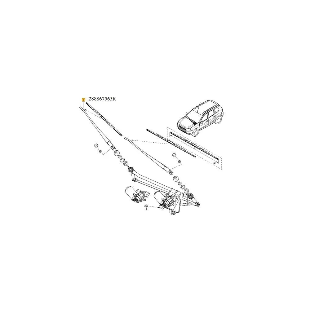 Brat stergator dr. fata Renault 288867565R