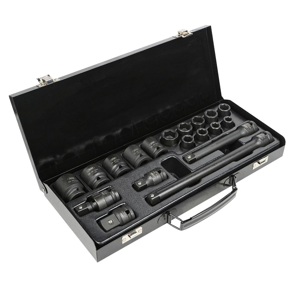 Set de 14 tubulare de impact scurte 1/2` Jbm 52345