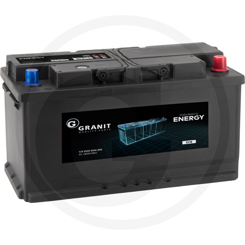 Baterie tractor 12V 95Ah 850A EFB – GRANIT Endurance Energy