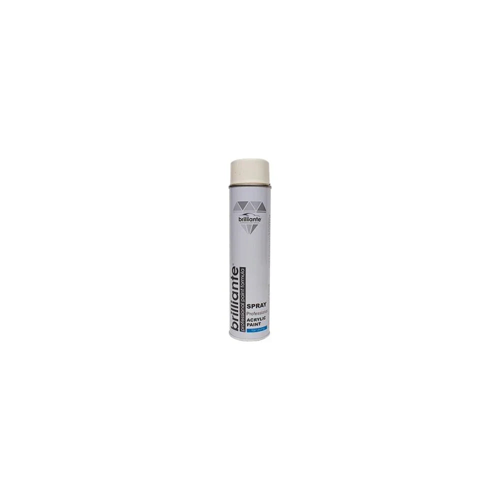 Vopsea spray acrilica alb pur lucios (ral 9010) 600 ml Brilliante 05234 – imagine 2