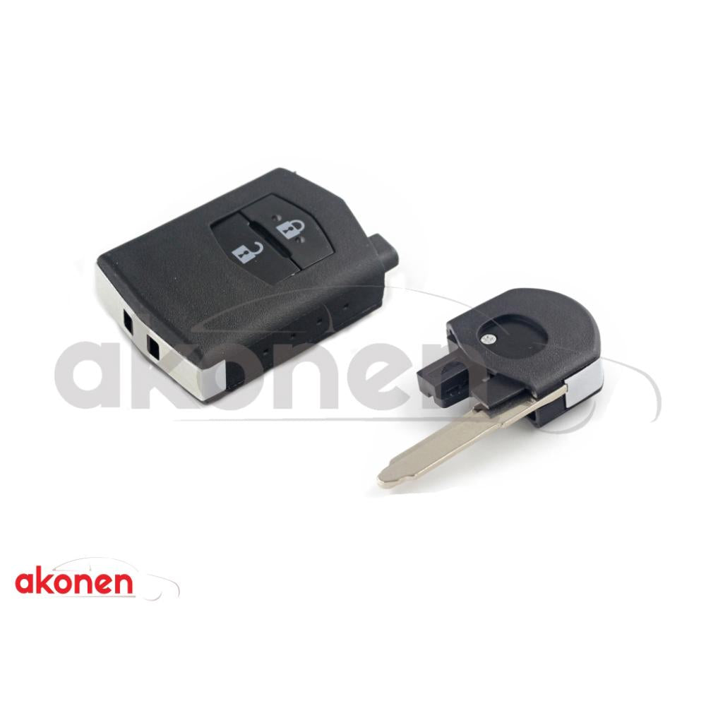 Carcasa cheie contact pentru Mazda 2 / 3 / 5 / 6 / RX8 / MX5, 2 butoane, cu cheie Akonen 004MZ006