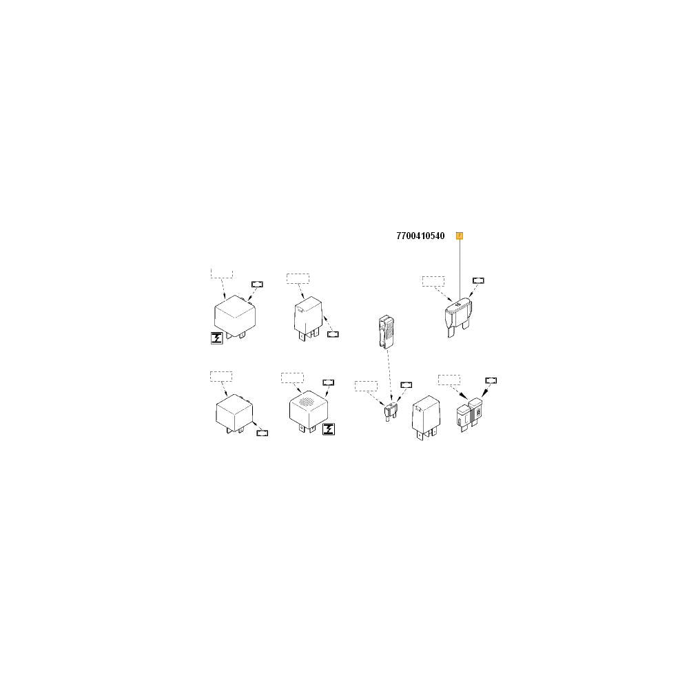 Siguranta fuzibila 40 A Renault 7700410540