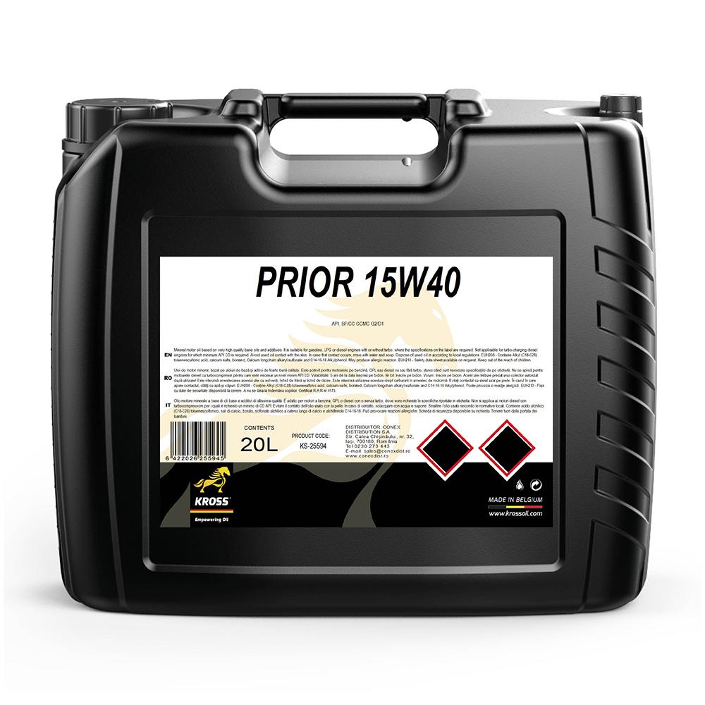 Kross prior 15W40 - 20L SN20041-KS-25594