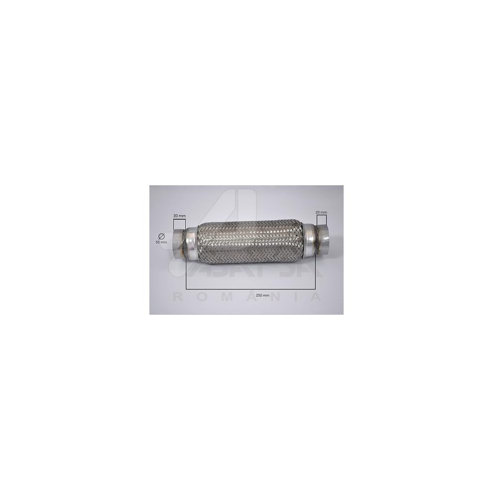Racord flexibil inner & outer braid (b) 55X250 mm Asam Automotive 60102