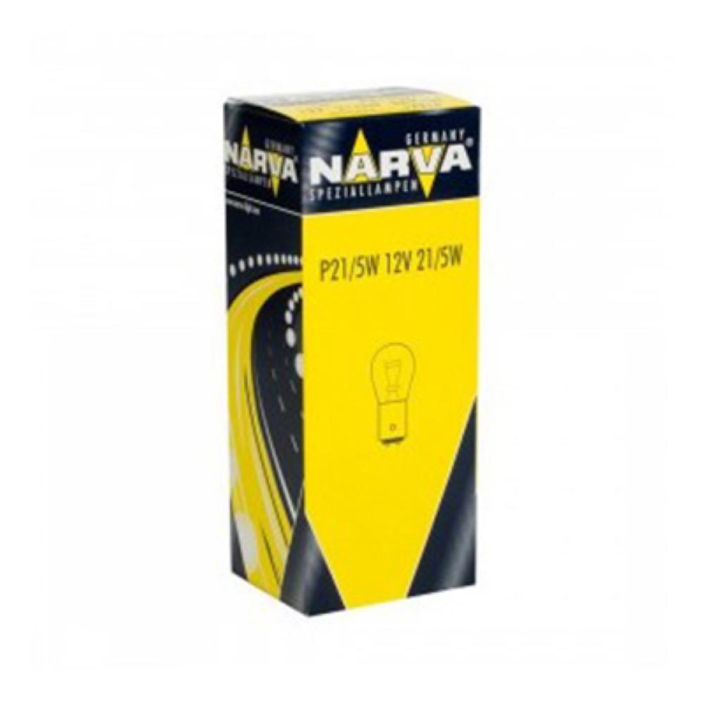 Bec 12V P21/5W BA15D set 10 buc Narva 17918NVACP