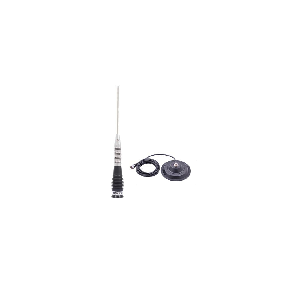 Antena radio cb Megawat ML100 black cu magnet inclus 05004010