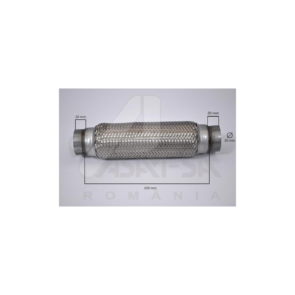 Racord flexibil inner & outer braid (b) 50X250 mm Asam Automotive 67917