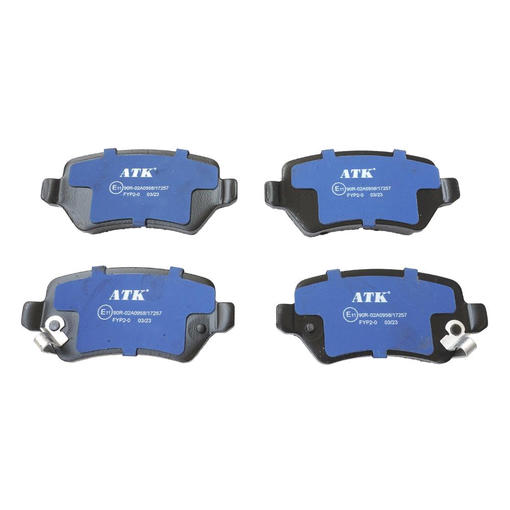 Set placute frana spate ATK Autotechnik ATK 08.01.007