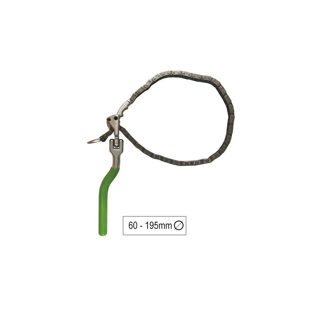 Cheie filtru de ulei cu lant 60-195 mm Jbm 52608