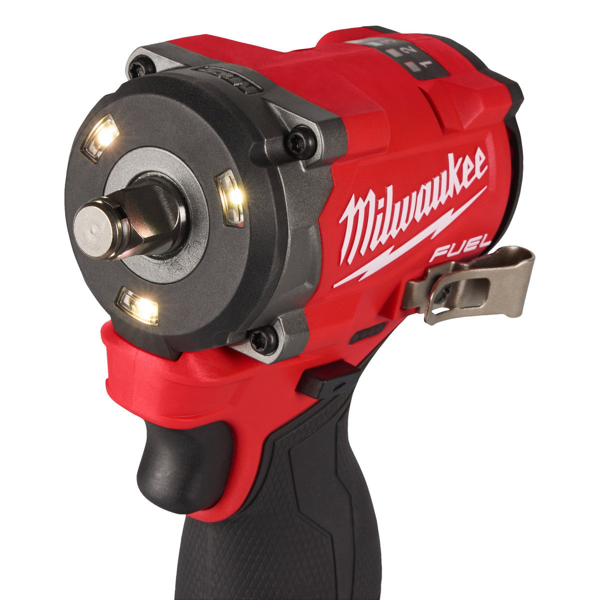 Cheie compactă de impact ½″ Milwaukee M12 FCIWF12G3-502X FUEL™ cu inel de fixare, 1 x acumulator M12 HB5, 1 x încărcător C12 C, 1 x cutie HD, cod 4933493455 – imagine 3