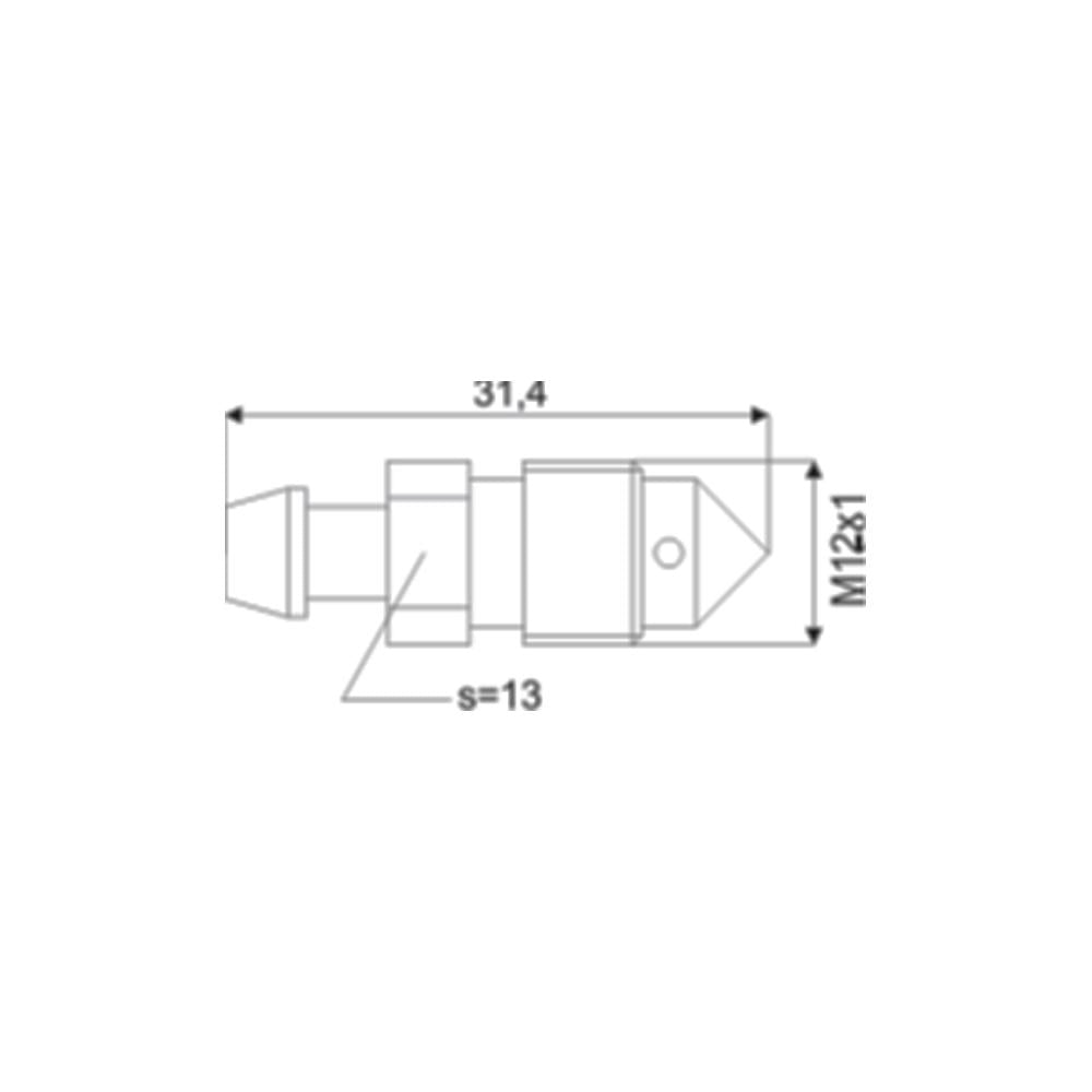 Surub aerisire frana M12X131.4MM (set 10 buc) Asam Automotive 74702