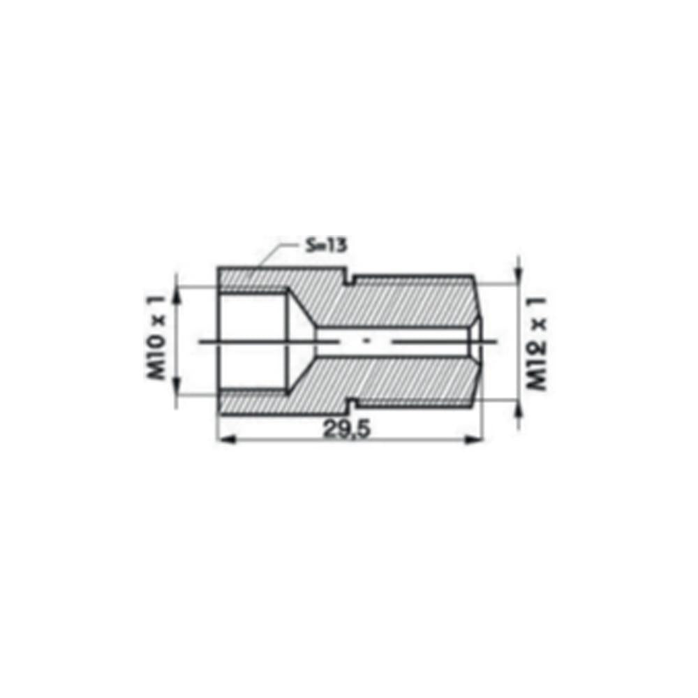 Reductor M10X1M12X1. 29.5 mm (set 4 buc) Asam Automotive 74703