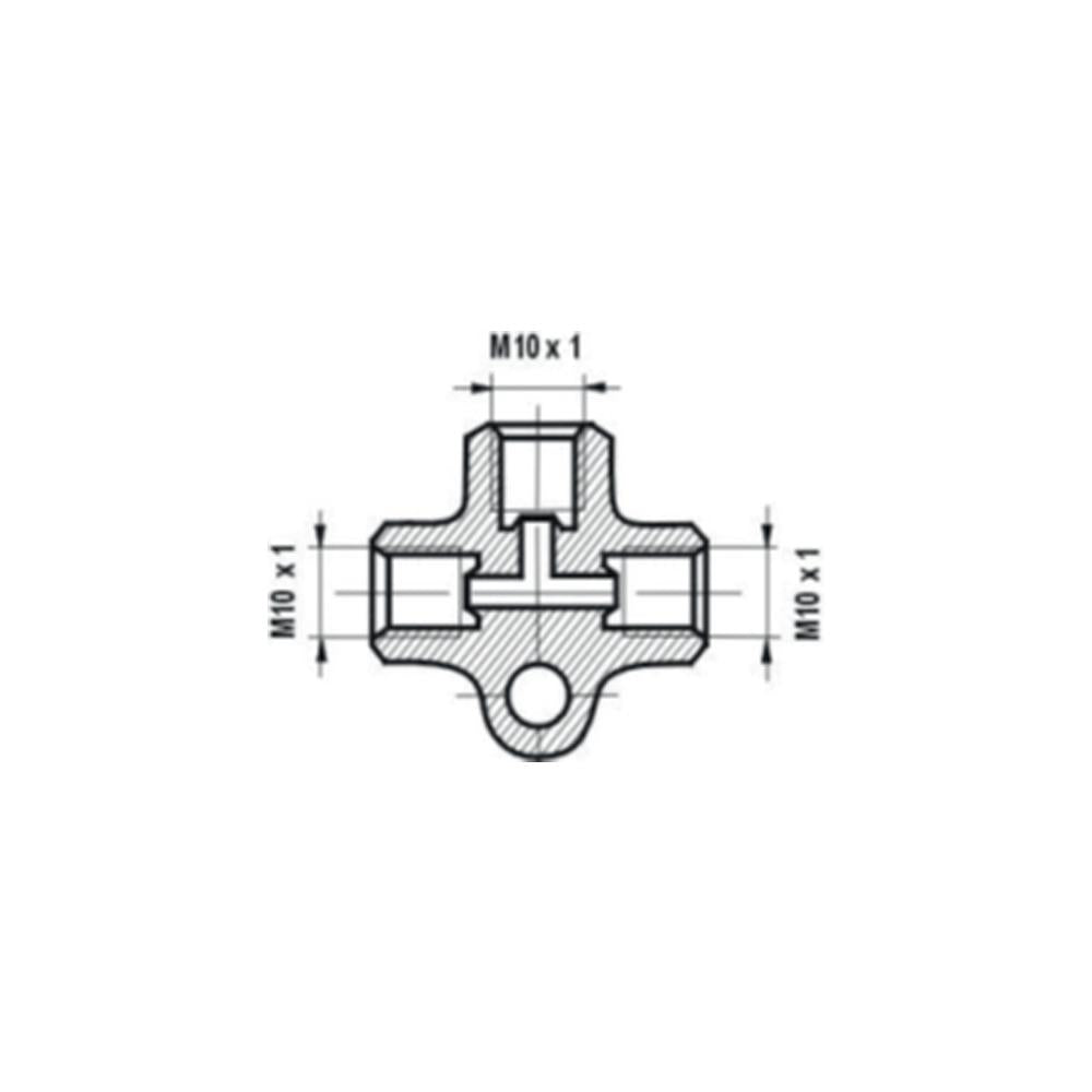 Conector conducta M10X1 Asam Automotive 74708