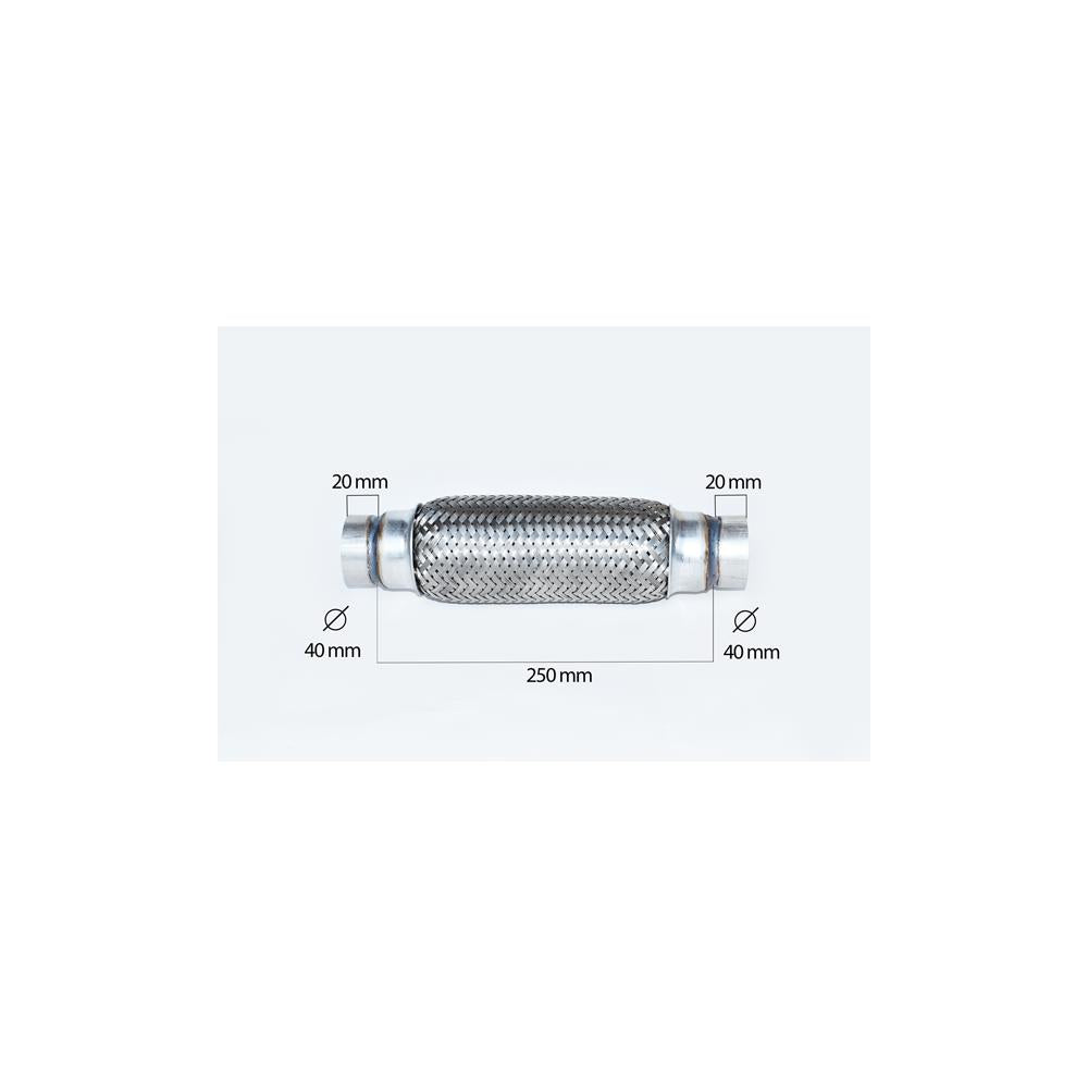 Racord flexibil inner & outer braid (b) 40X200 mm Asam Automotive 76405
