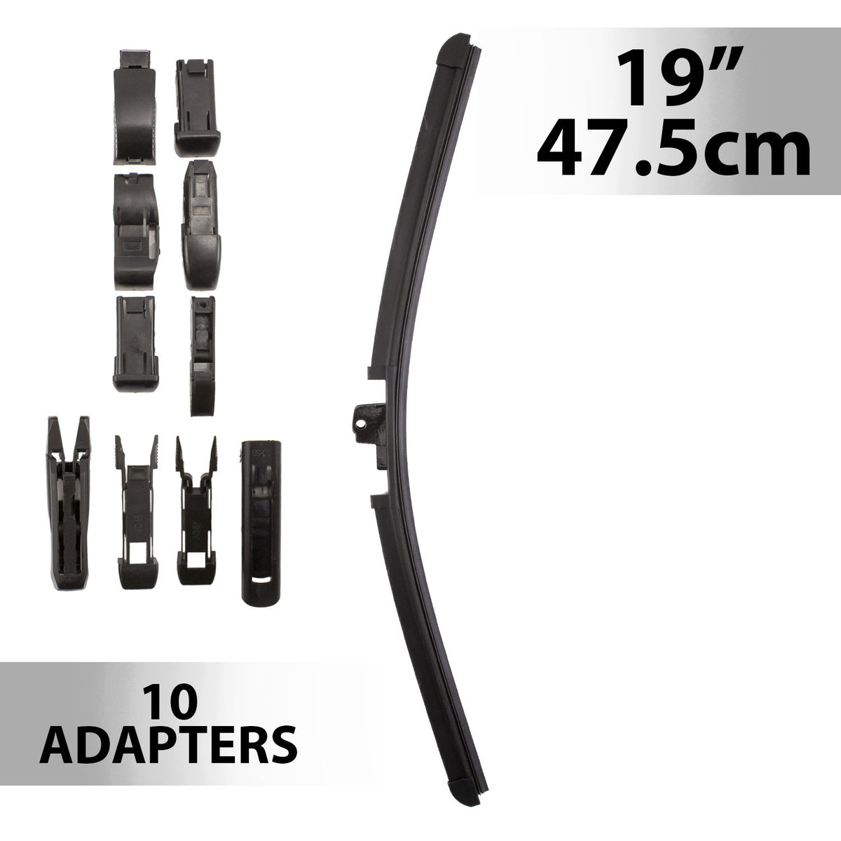 Ștergător profesional 19"/47.5cm - multiadaptor - CARGUARD 77919