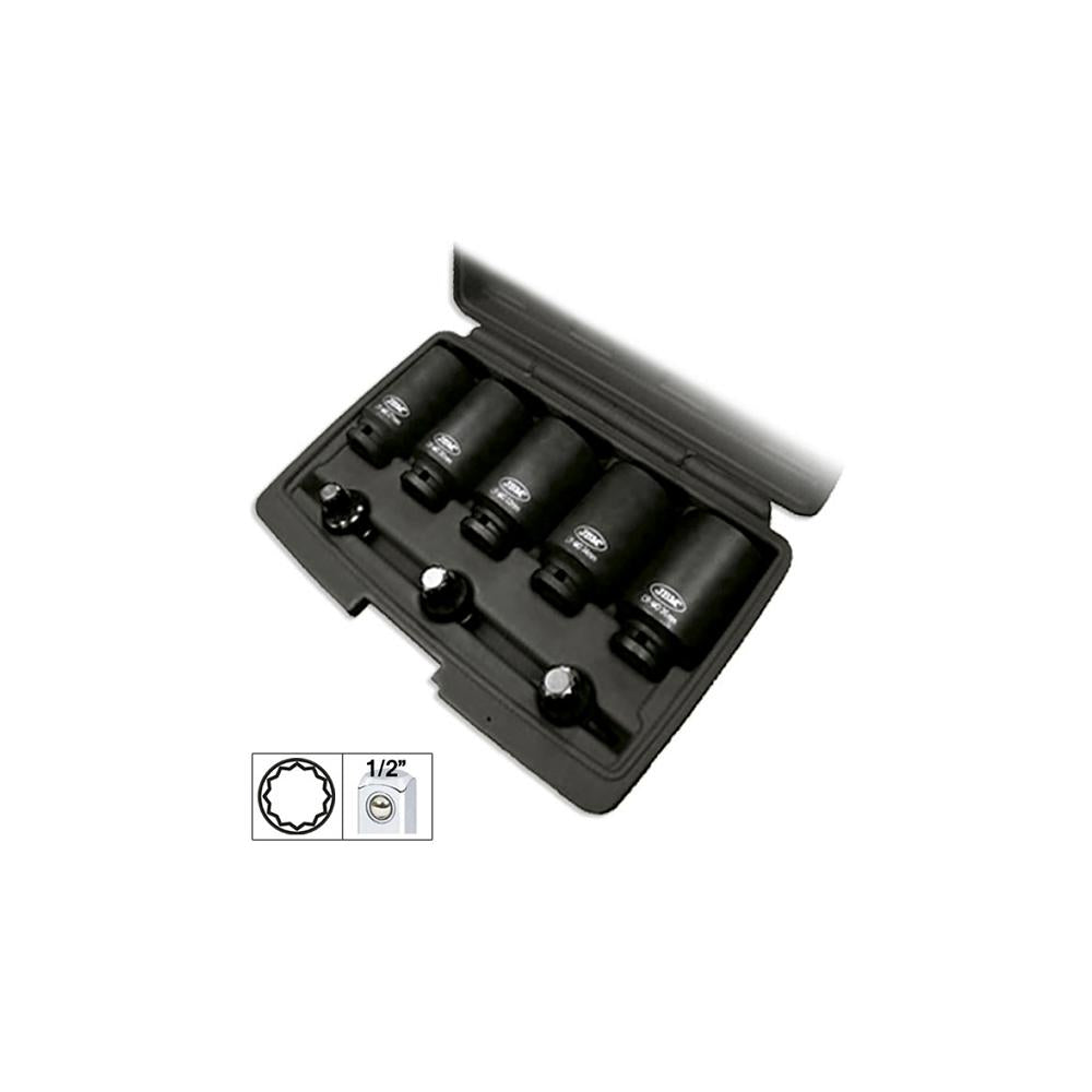 Set de 8 tubulare si capete xzn 1/2`DE impact Jbm 52547