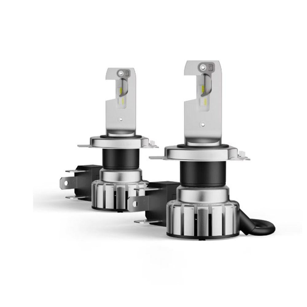 Set 2 becuri night breaker LED Smart H4 +330% blister omologare rar Ams-osram 64193DWNBSM-2HB