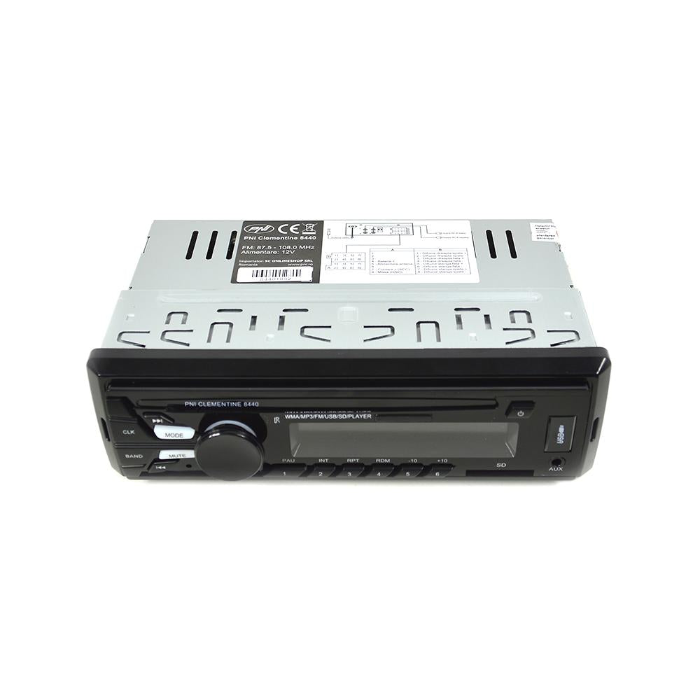 Pachet radio MP3 player auto Pni clementine 8440, 4X45W USB sd aux 12V + set 2 difuzoare auto coaxiale Pni HIFI500, 100W, 12.7 cm PNI-AK005