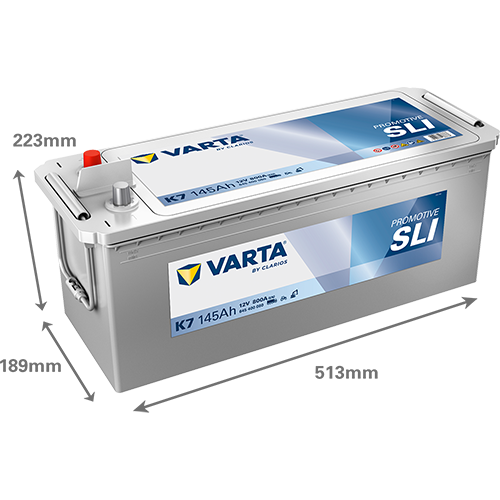 Acumulator Varta ProMotive Super Heavy Duty K7 - 145 Ah 645400080K182 – imagine 2