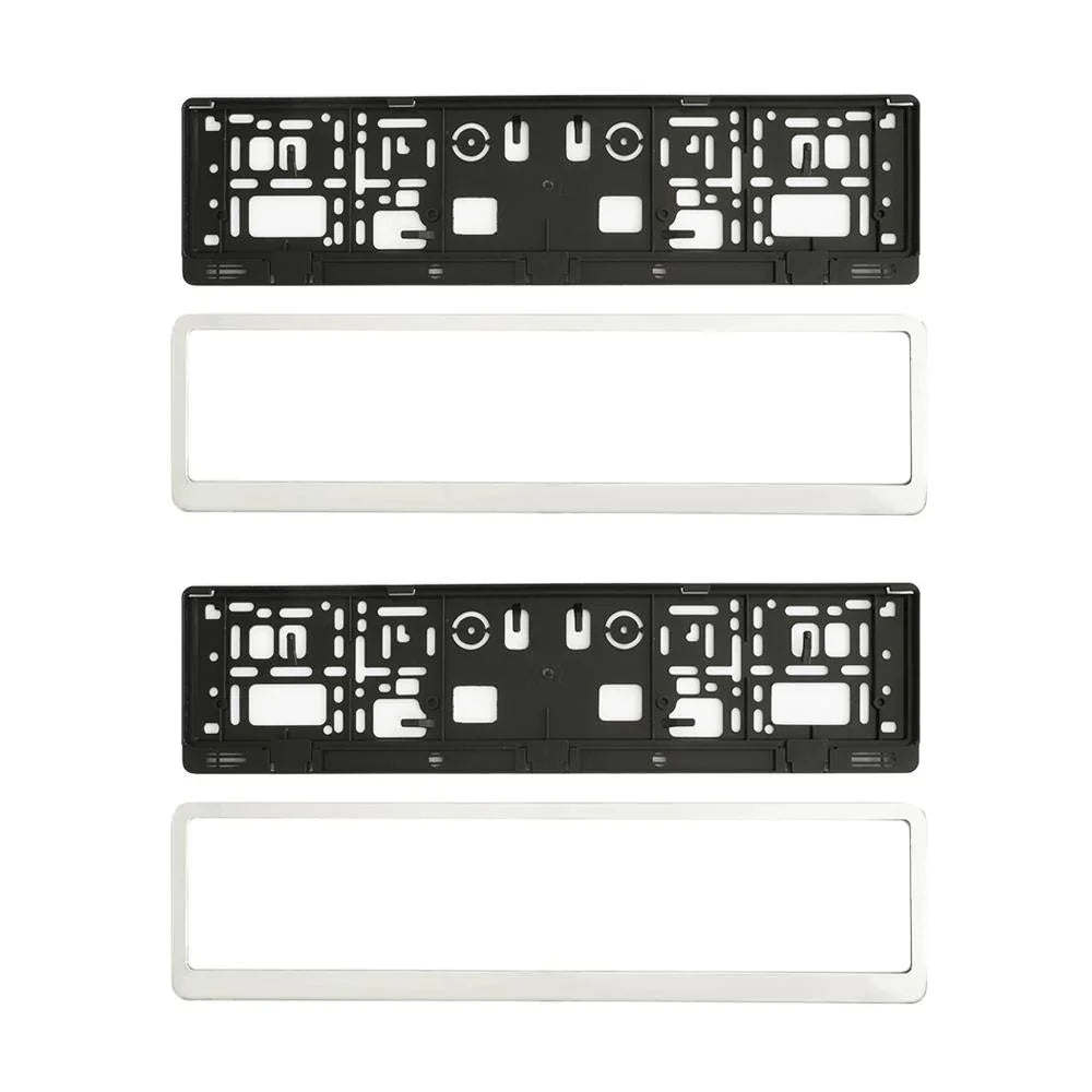 Suport numar inmatriculare Mega Drive cromat set 2 buc 45192