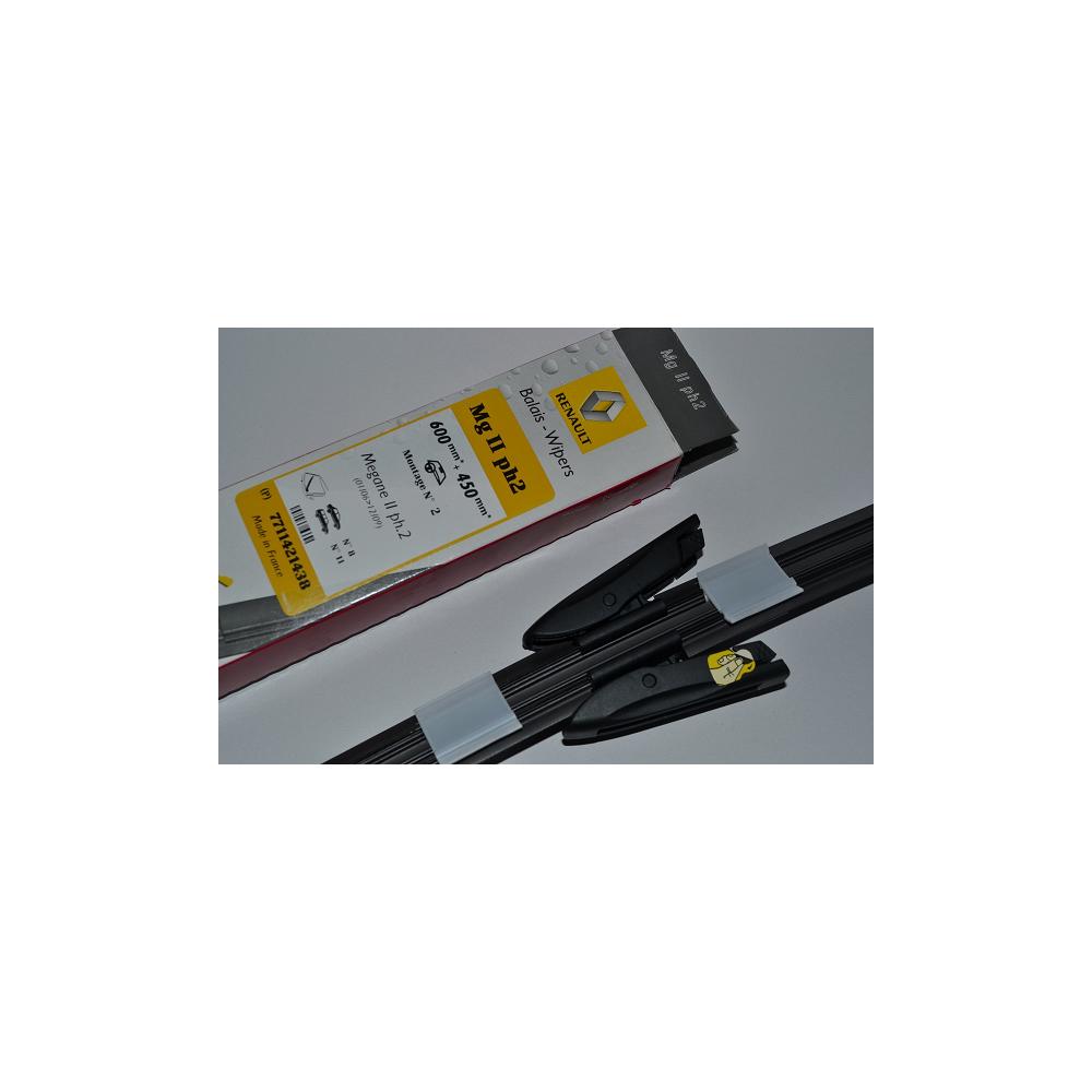 Set lamele stergator parbriz (cauc) 600/450 mm Renault 7711421438