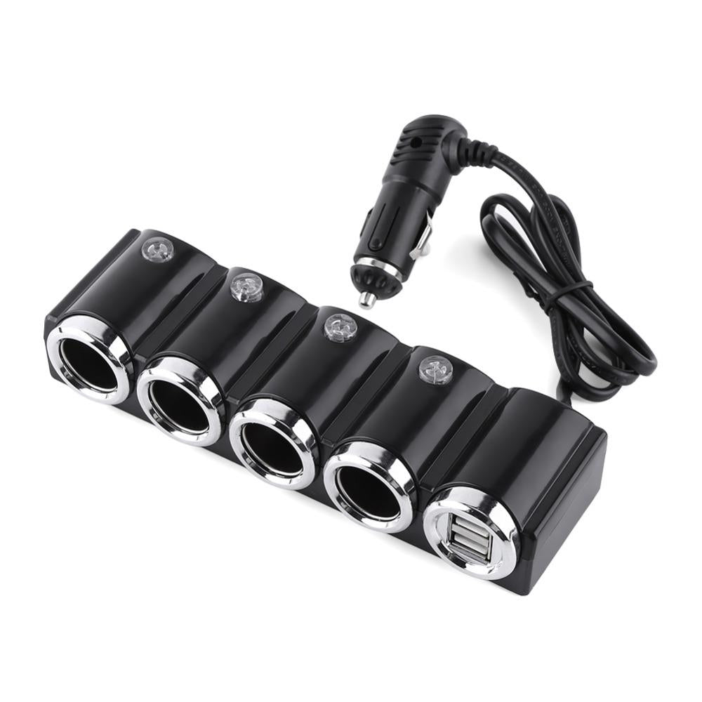 Incarcator auto Pni lighter 04 cu 4 iesiri bricheta 12V/24V si 2 iesiri USB (1A), indicator LED PNI-SBR04