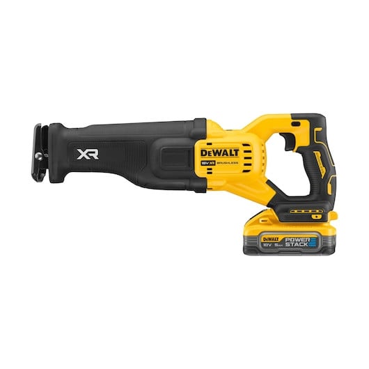 Fierăstrău cu mișcare alternativă, cu motor fără perii, XR de 18 V - 2 X POWERSTACK 5 AH Dewalt DCS386H2TQW – imagine 3