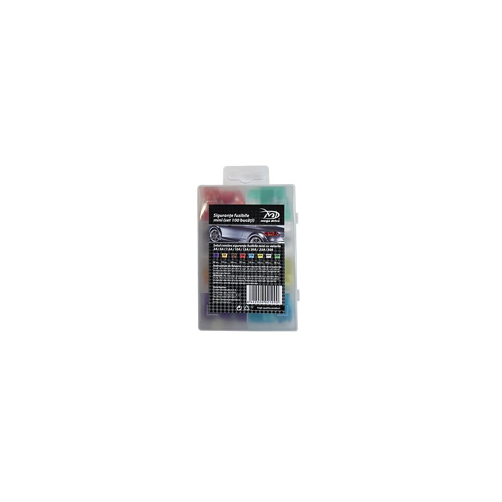 Set sigurante fuzibile Mini set 100 buc Mega Drive 02109