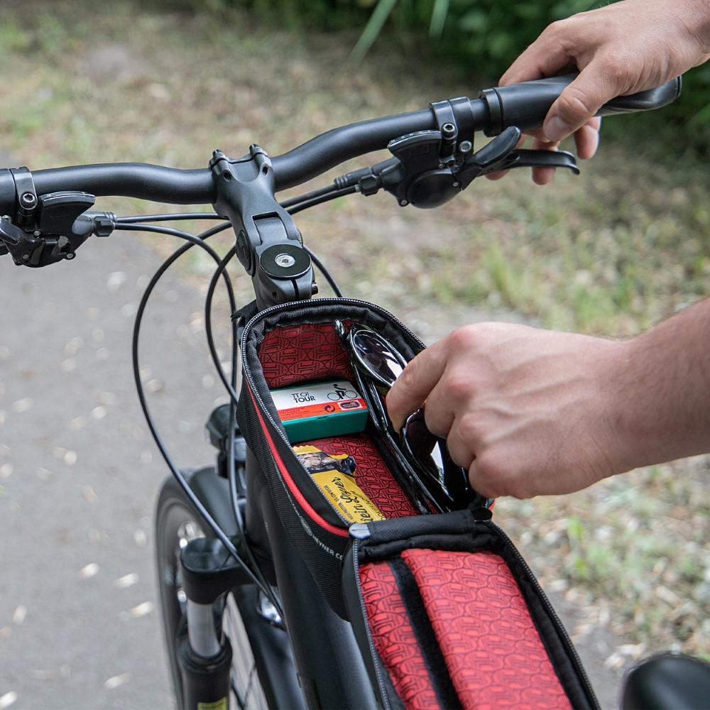 Gentuta impermeabila pentru bicicleta cu suport telefon Heyner 734100