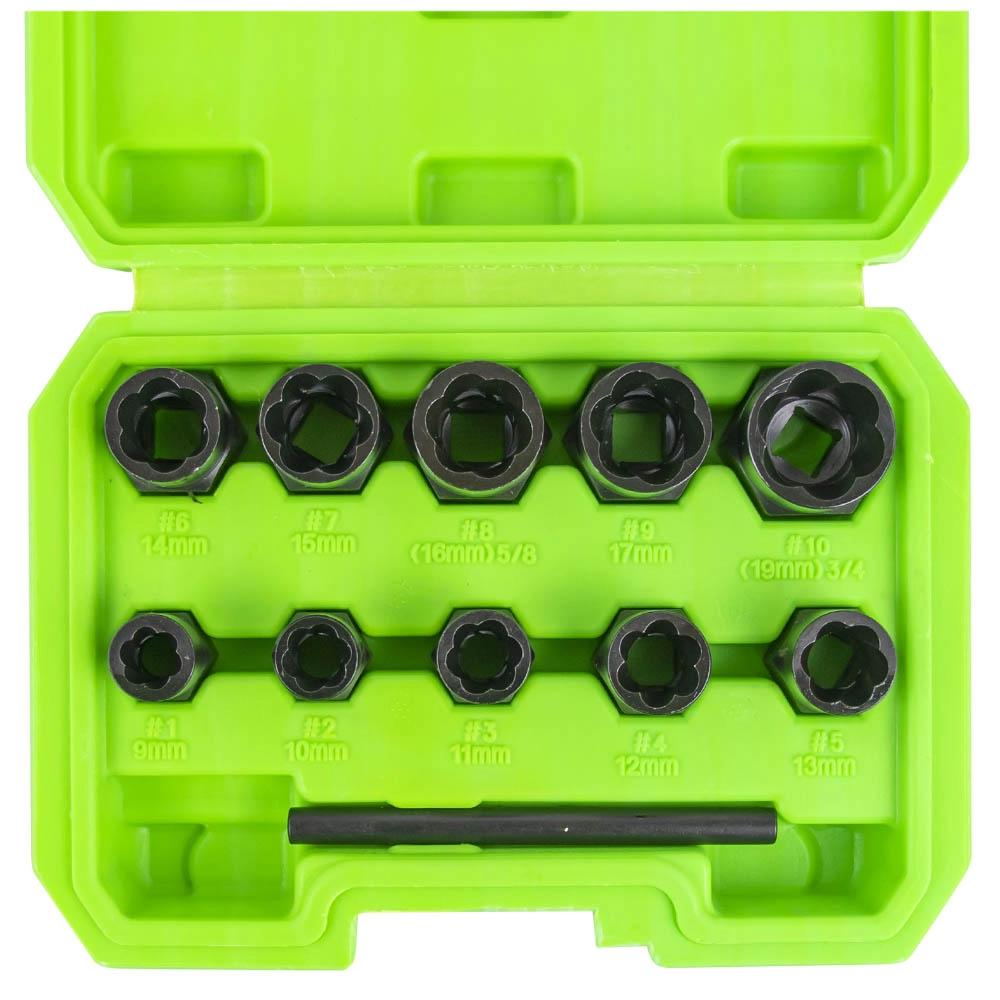 Set tubulare twist de 3/8` pentru extractie A piulitelor si suruburilor de blocare Jbm 51998