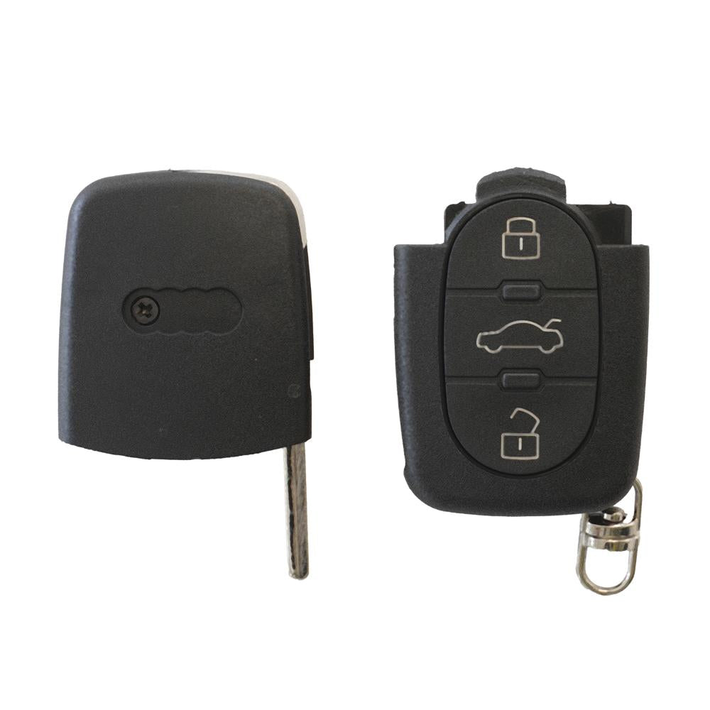 Carcasa cheie contact pentru Audi A3 / A6 / A8, 3 butoane, cu cheie Akonen 004AD010