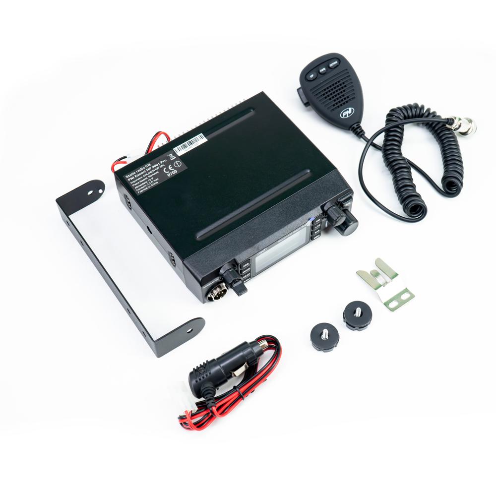 Statie radio cb Pni escort HP 9001 pro asq reglabil, am-fm, 12V/24V, 4W, scan, dual watch, anl, ecran multicolor PNI-HP9001P