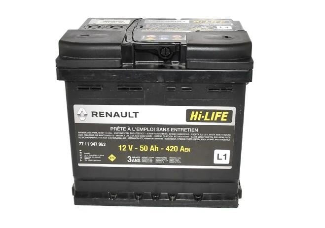 Acumulator Renault 50 Ah - 420A 7711947963