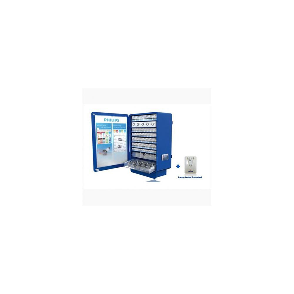 Stand metalic 250 becuri 12V Philips cu tester 56202CD
