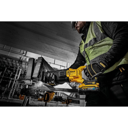 Fierăstrău cu mișcare alternativă, cu motor fără perii, XR de 18 V - 2 X POWERSTACK 5 AH Dewalt DCS386H2TQW – imagine 4
