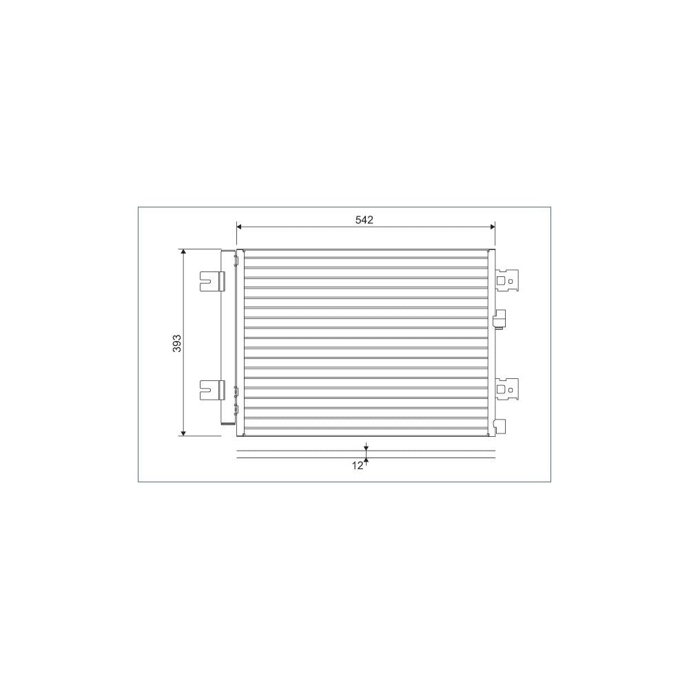 Radiator aer conditionat (condensor) Valeo 814077