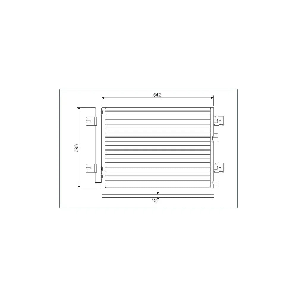 Radiator aer conditionat (condensor) Valeo 814077