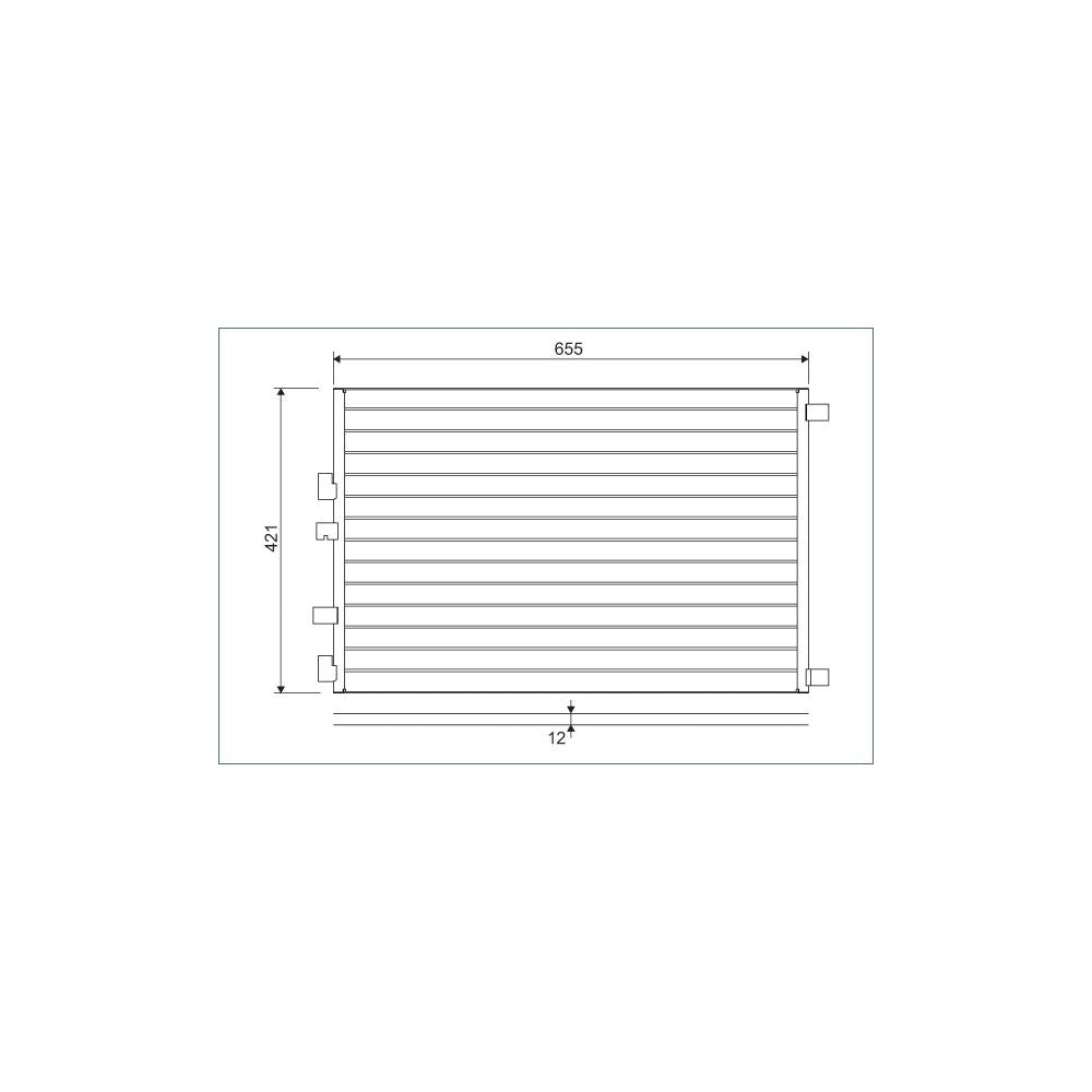 Radiator aer conditionat (condensor) Valeo 818002
