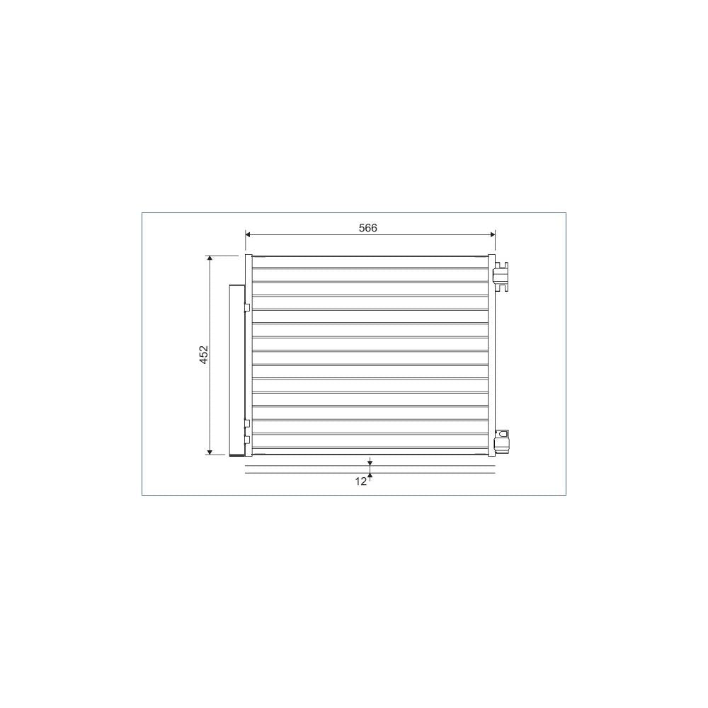 Radiator aer conditionat (condensor) Valeo 822569