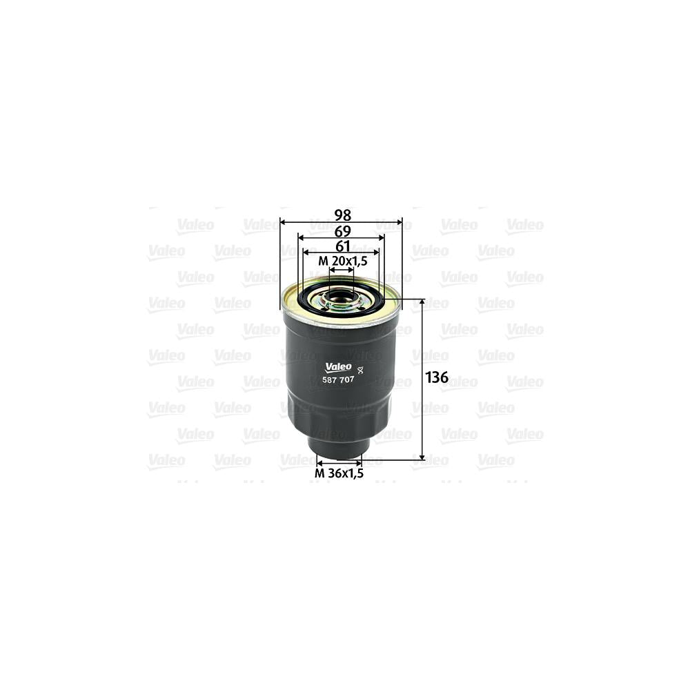 Filtru combustibil Valeo 587707
