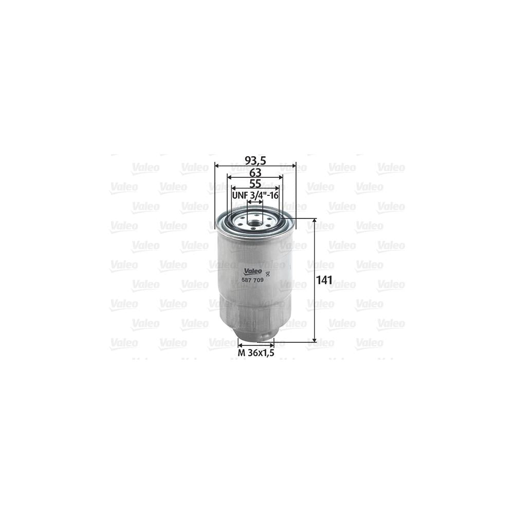 Filtru combustibil Valeo 587709